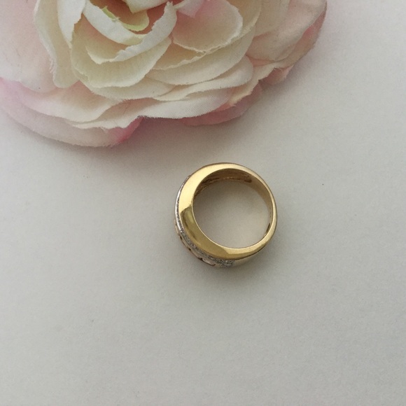 14k PINK SAPPHIRE/DIAMOND RING. - Picture 5 of 7